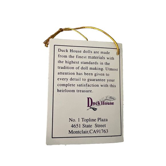 Geranium 11” Doll Figurine Duck House Heirloom Doll Vinyl Fantasy Fairy - Picture 6 of 8